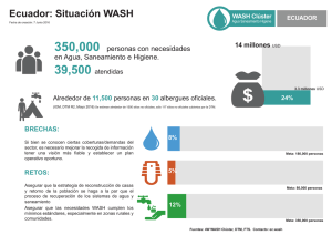 Ecuador: Situación WASH