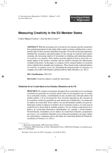 Measuring Creativity in the EU Member States