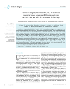 Detección de polyomavirus BK y JC en extractos leucocitarios de