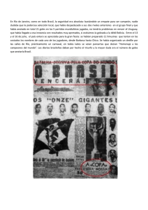 BRASIL 1950 2 de 2 - Colgados por el Futbol