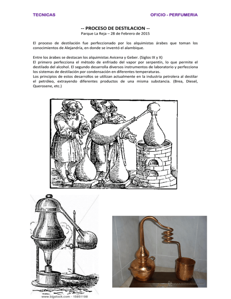 Proceso De Destilación