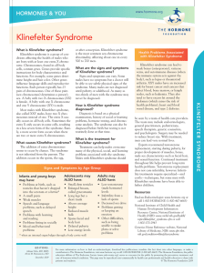 Klinefelter Syndrome - Lysette Iglesias MD