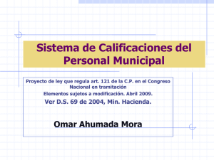 Sistema de Calificaciones del Personal Municipal