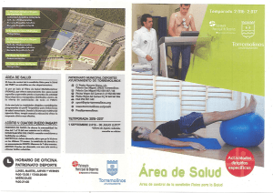 Área de Salud - Patronato Municipal de Deportes de Torremolinos