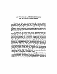 Las Jornadas Latinoamericanas de Derecho Tributario.