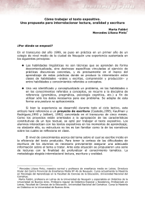 Cómo trabajar el texto expositivo