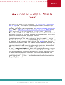 XLV Cumbre del Consejo del Mercado Común