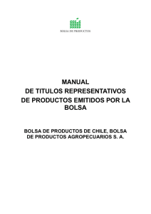 manual de titulos representativos de productos emitidos por la bolsa