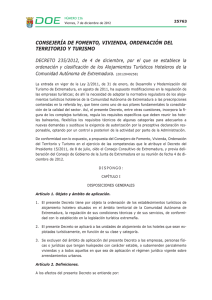Decreto 235/2012, de 4 de diciembre