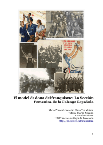 El model de dona del franquisme: La Sección