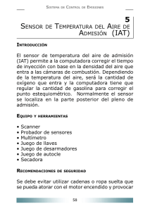 Sensor de temperatura de aire de admisión