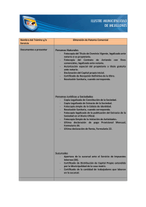 Obtención Patente Comercial - Ilustre Municipalidad de Mejillones