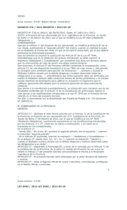 Veto ley provincial 8.482 (B.O. 13/03/12)