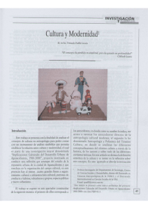 Cultura y Modernidadl - Universidad Autónoma de Aguascalientes