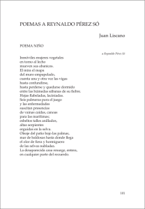 Poemas a Reynaldo Pérez Só