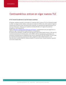 Centroamérica: entran en vigor nuevos TLC