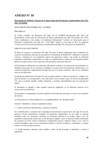 Documento de Madrid. Criterios de Conservación del Patrimonio