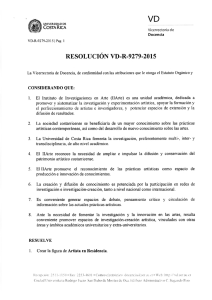 resolución vd-r-9279-2015 - Vicerrectoría de Docencia
