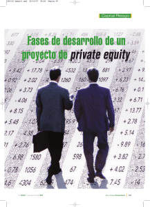 Fases de desarrollo de un proyecto de private equity