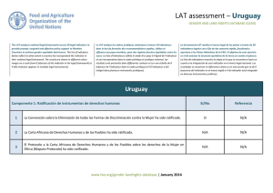 LAT assessment – Uruguay