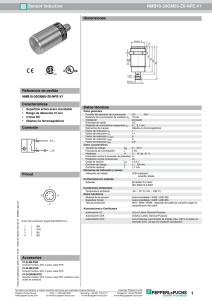 1 Sensor inductivo NMB10-30GM65-Z0-NFE-V1