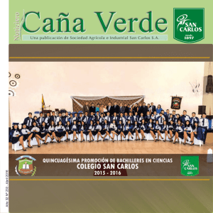 Una publicación de Sociedad Agrícola e Industrial San Carlos S.A.