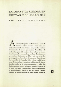 La Luna y la Aurora de Poetas del siglo XIX