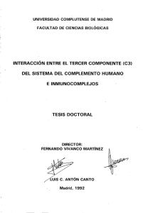 INTERACCIÓN ENTRE EL TERCER COMPONENTE (C3) DEL