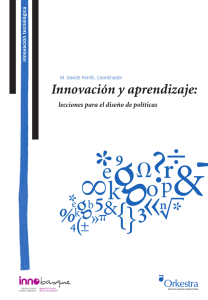 Innovación y aprendizaje: - Orkestra Instituto Vasco de Competitividad