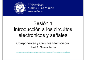 Sesión 1 Introducción a los circuitos electrónicos y - OCW
