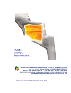 Invertir… Innovar… Transformarse…