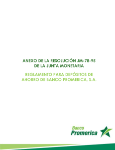 Cuentas de ahorro - Banco Promerica Guatemala