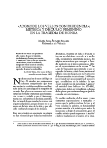 pdf "Acomode los versos con prudencia": métrica y discurso
