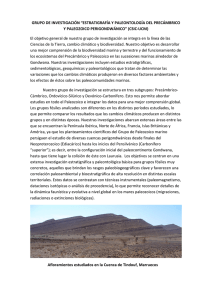 Estratigrafía y Paleontología del Precámbrico y Paleozoico