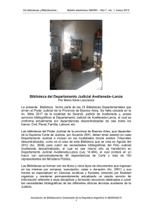Biblioteca del Departamento Judicial Avellaneda–Lanús