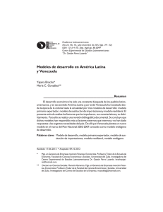 Modelos de desarrollo en América Latina y Venezuela
