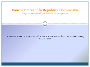Informe de Evaluación Plan Estratégico 2006-2009
