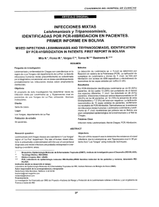 infecciones mixtas - Organización Panamericana de la Salud. Bolivia