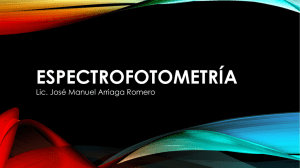 espectrofotometría