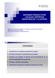 Sistemas productivos locales