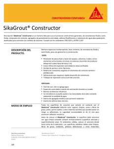 SikaGrout Constructor