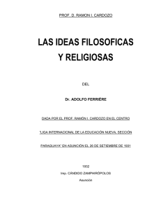 las ideas filosoficas y religiosas