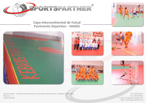 Copa Intercontinental de Futsal Pavimento Deportivo