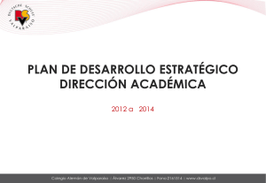 plan de desarrollo estratégico dirección académica