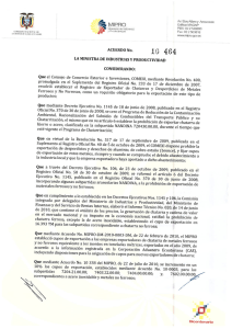 Acuerdo 10-464 - Aduana del Ecuador