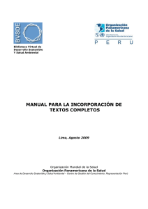 manual para la incorporación de textos completos