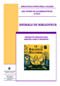 animals de biblioteca - Ajuntament de l`Eliana