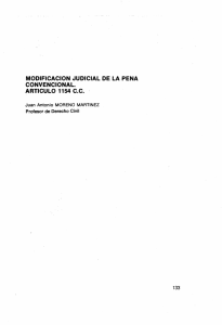 modificacion judicial de la pena convencional. articulo 1154 cc