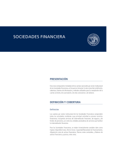 sociedades financiera - Banco Central de Chile