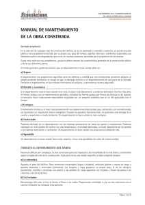 Manual de Mantenimiento de Obra Construida
